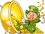  A Leprechaun with a pot of gold